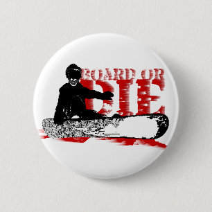board or die skeleboarder 2 inch round button
