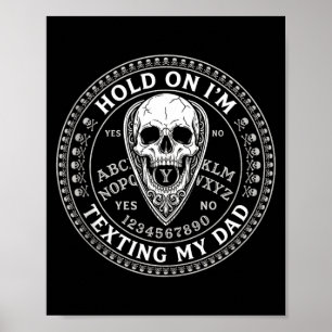 Board sorry can't talk on the phone dad tank poster