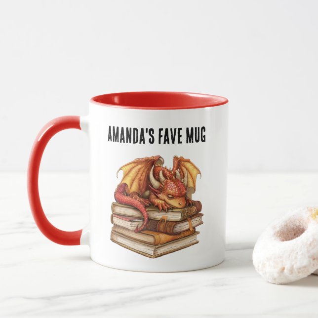 Boarder personalizable mug (With Donut)
