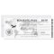 Boarding Pass Destination Wedding World Map