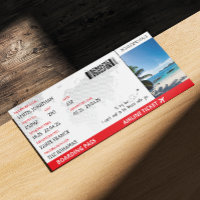 Boarding Pass Fake Airline Ticket Flight Gift