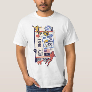 BOARDING PASS KEY WEST FLORIDA USA T-Shirt