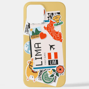 BOARDING PASS LIMA PERU iPhone CASE