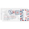 Boarding Pass Nautical Airmail Ticket Invitation