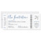 Boarding Pass Plane Ticket Destination Wedding