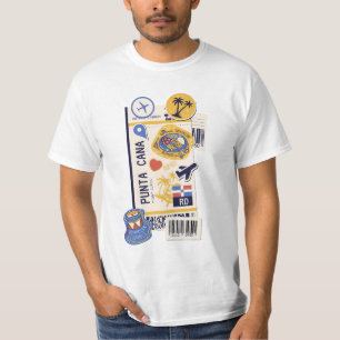 BOARDING PASS PUNTA CANA DOMINICAN REPUBLIC T-Shirt