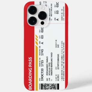 Boarding Pass - Red Case-Mate iPhone 14 Pro Max Case