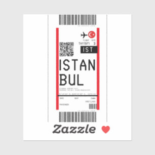 Boarding pass to Istanbul (IST)