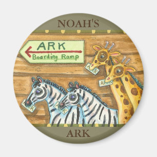 Boarding Pass Two By Two, Noah's Ark MAGNET
