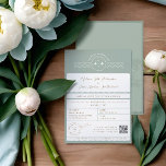 Boarding Passport Ticket Destination Wedding Invitation<br><div class="desc">Love is in the air, and so is the excitement for your destination wedding! Our boarding pass ticket-style wedding invitations are the perfect way to invite your guests to join you on the adventure of a lifetime. Whether you're jetting off to a tropical paradise or a romantic European escape, this...</div>