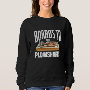 Boards To Plowshares Chess Checkmate Pawn King Gam Sweatshirt