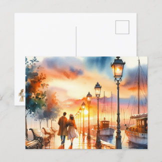 Boardwalk Stroll Postcard