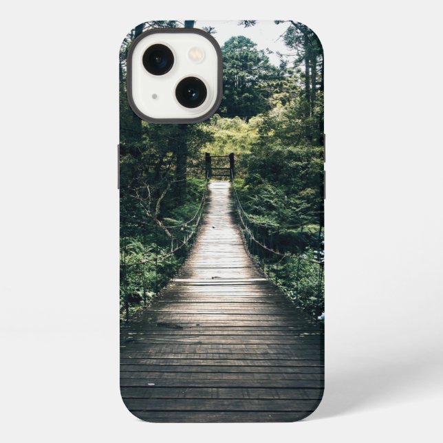 Boardwalk Through The Forest iPhone Case (Back)