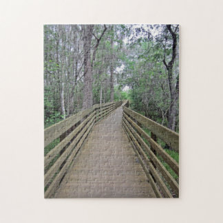 Boardwalk Through the Woods created as a Jigsaw Puzzle