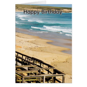Boardwalk To The Beach, Birthday Card