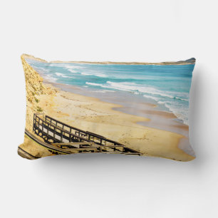 Boardwalk To The Beach, Lumbar Pillow