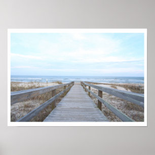 Boardwalk to the Beach Poster