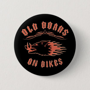 Boars on Bikes 2 Inch Round Button