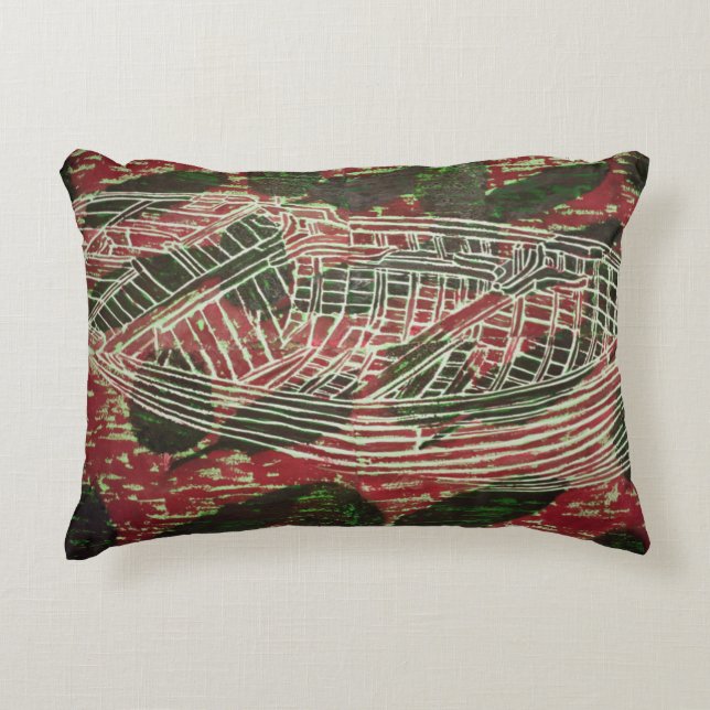 Boat 2007 accent pillow (Front)