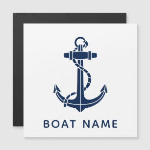 Boat Anchor and Name Nautical Custom