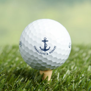 Boat Anchor Beach Wedding Swag Golf Balls