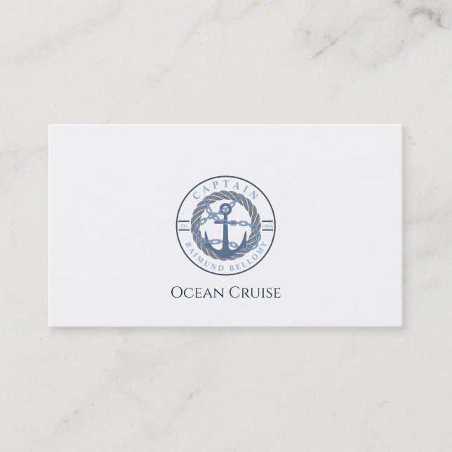 Boat Anchor Business Card (Front)
