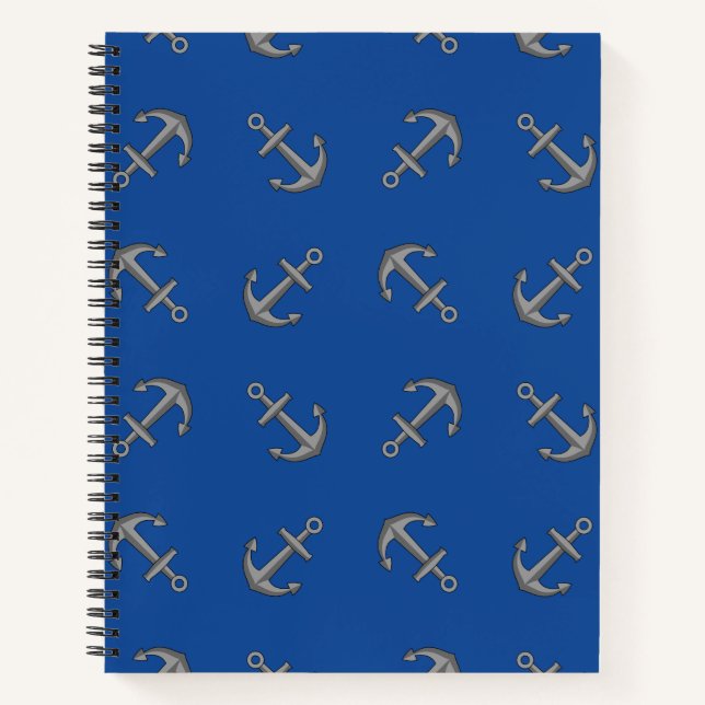 Boat Anchor Cartoon Notebook (Front)