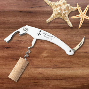 Boat Anchor Personalized Corkscrew