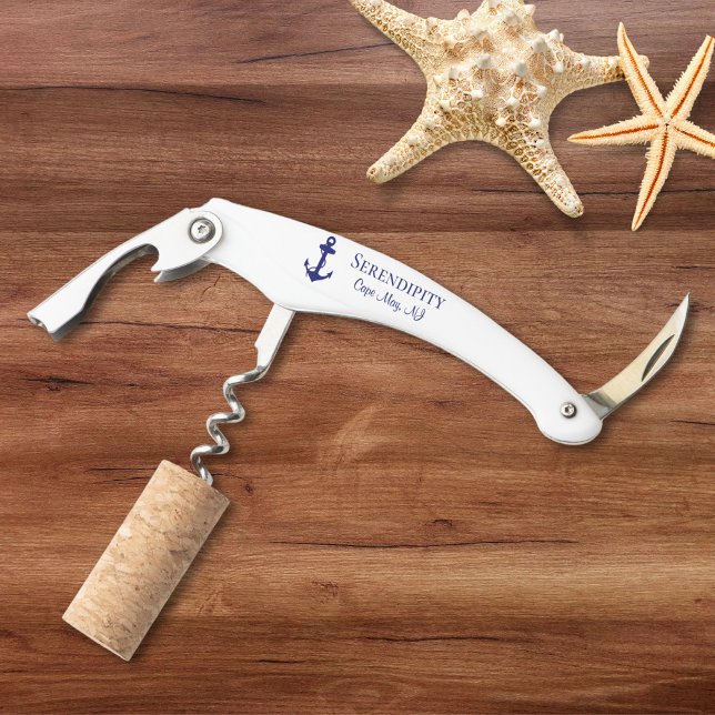 Boat Anchor Personalized Corkscrew (Creator Uploaded)