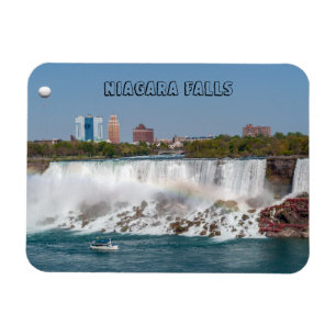 Boat and American Falls from Niagara Falls Magnet