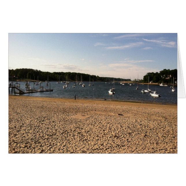 BOAT AND BEACH SCENE (Front Horizontal)