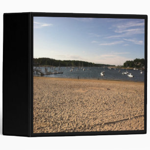 BOAT AND BEACH SCENE BINDER