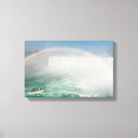 Boat and Horseshoe Falls from Niagara Falls