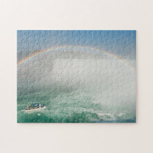 Boat and Horseshoe Falls from Niagara Falls Jigsaw Puzzle
