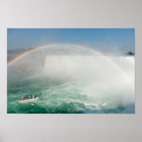 Boat and Horseshoe Falls from Niagara Falls