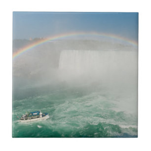Boat and Horseshoe Falls from Niagara Falls Tile