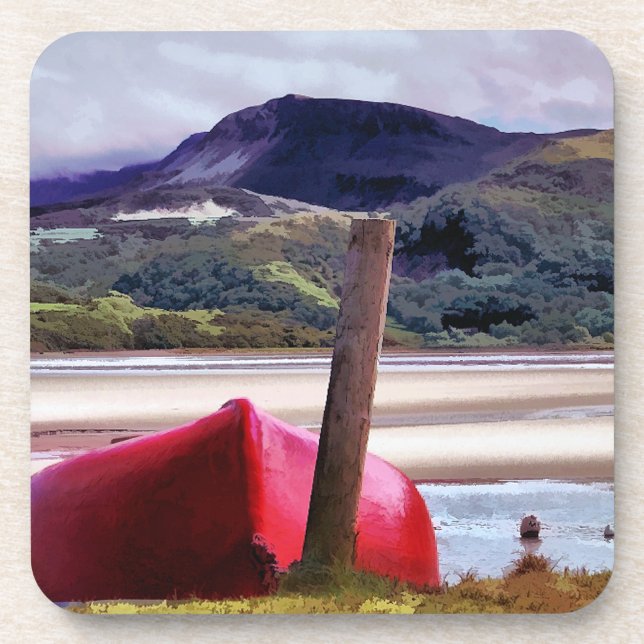 BOAT AND MOUNTAIN LANDSCAPE COASTER (Front)