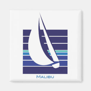 Boat Blues Square_Malibu magnet