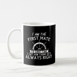 Boat Boating Captain Sailor First Mate Shipmaster Coffee Mug