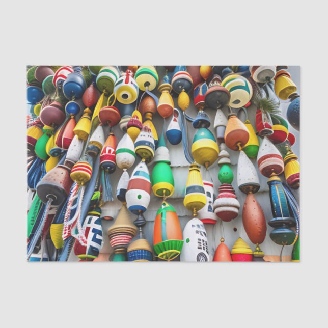 Boat Buoys Tissue Paper (Front)