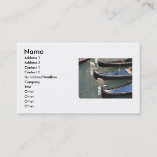 Boat Business Card