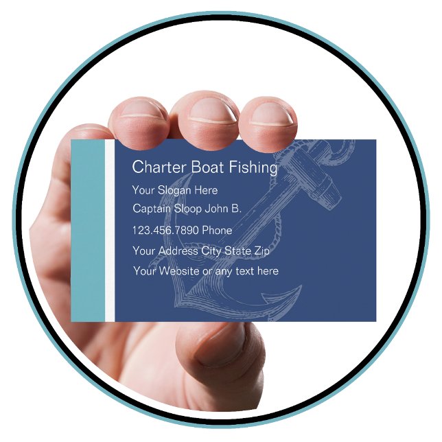 Boat Captain Business Cards (Creator Uploaded)