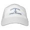 Boat captain hats with nautical anchor and name