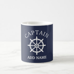 Boat Captain (Personalize Captain's Name) Coffee Mug