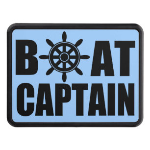 BOAT CAPTAIN TRAILER HITCH COVER