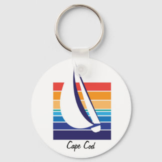 Boat Colour Square_Cape Cod keychain