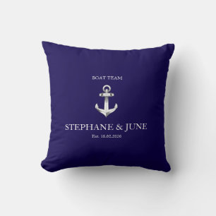 Boat Crew Team Throw Pillow