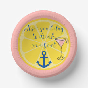 Boat Cruise Paper Plate