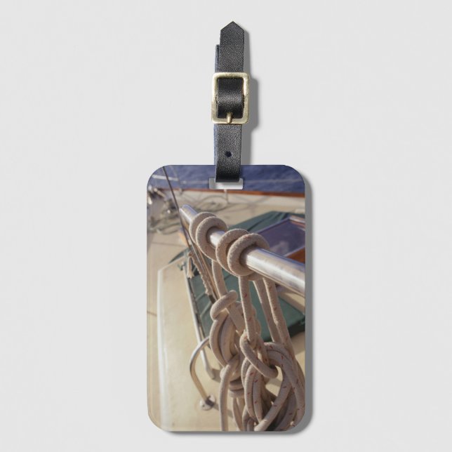 Boat Deck Luggage Tag (Front Vertical)