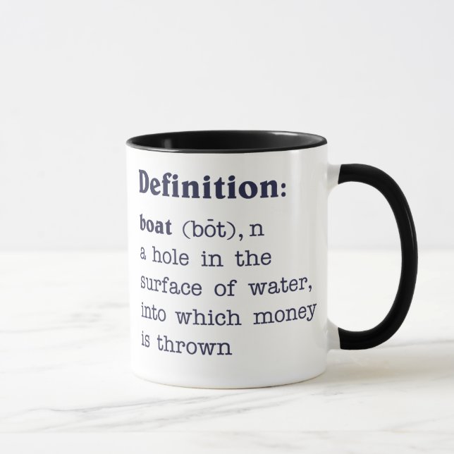 Boat Definition mug (Right)